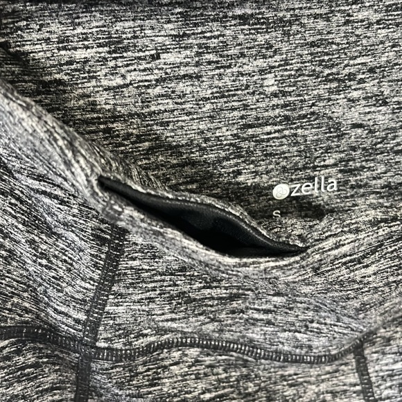 ZELLA High Waist Cozy Tech Flare Black Melange Pants Size Small - Picture 11 of 12